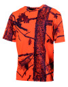 T-shirt camo orange fire 