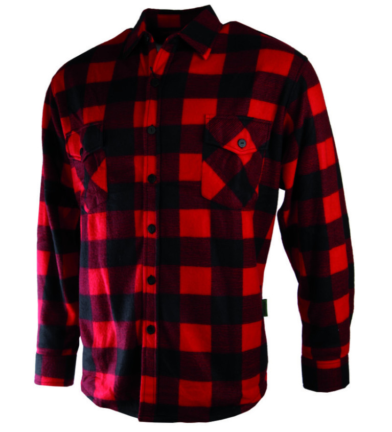 Chemise polaire rouge 