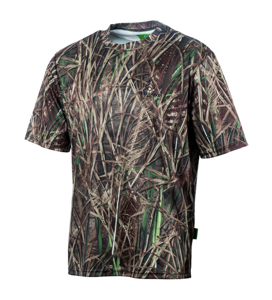 T-shirt camo roseaux 