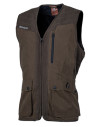 Gilet bicolore marron 