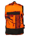 Gilet softshell camo orange/vert 