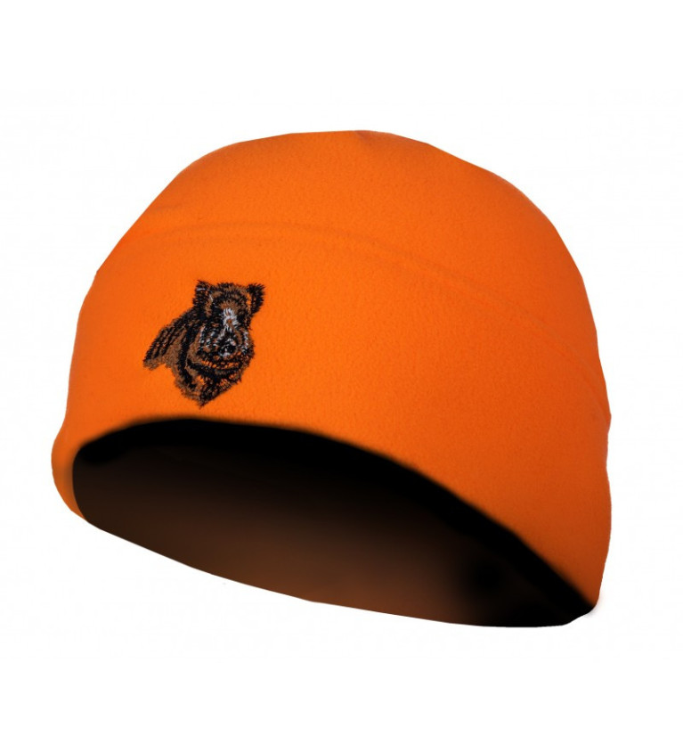 Bonnet polaire orange sanglier 