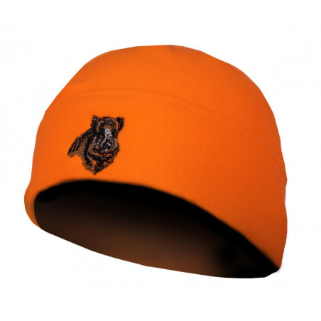 Bonnet polaire orange sanglier 