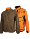 Veste Polar reverse orange/marron 