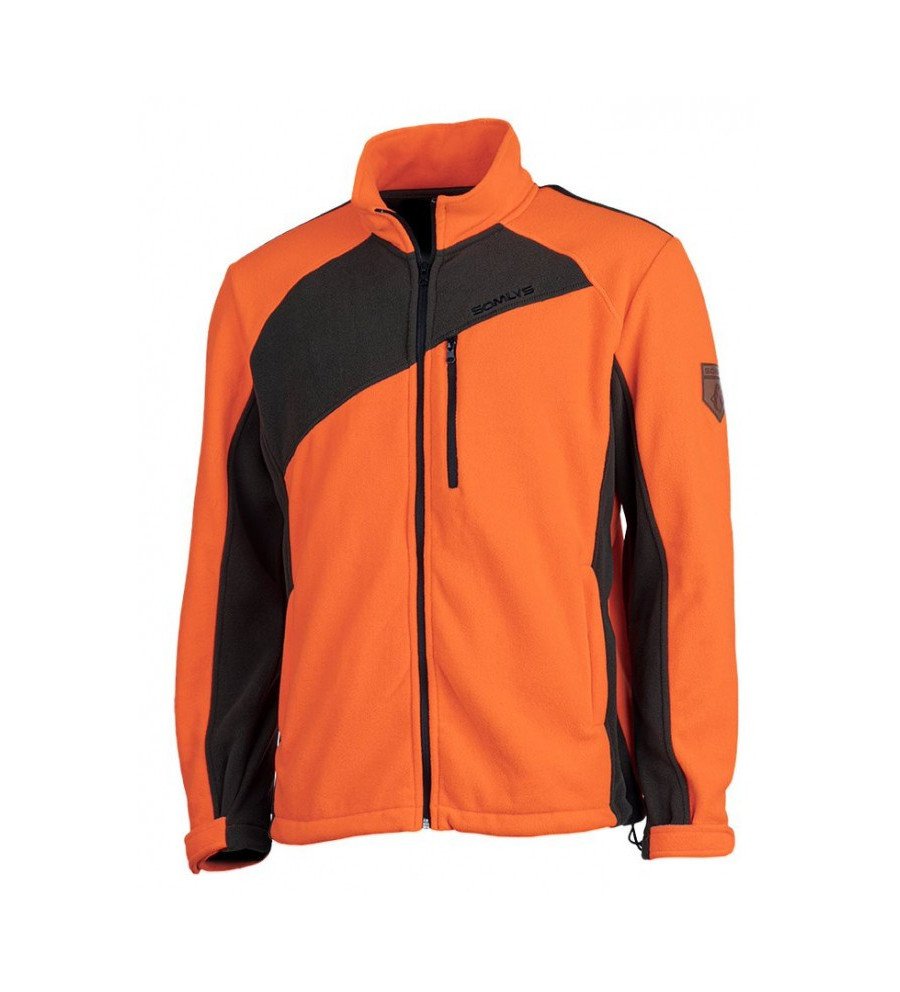 Blouson Polaire orange/vert 