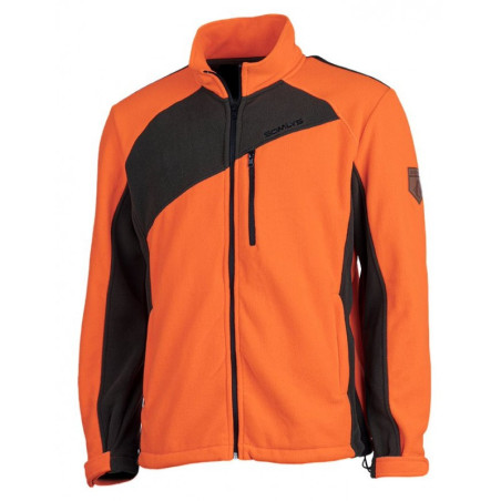 Blouson Polaire orange/vert 