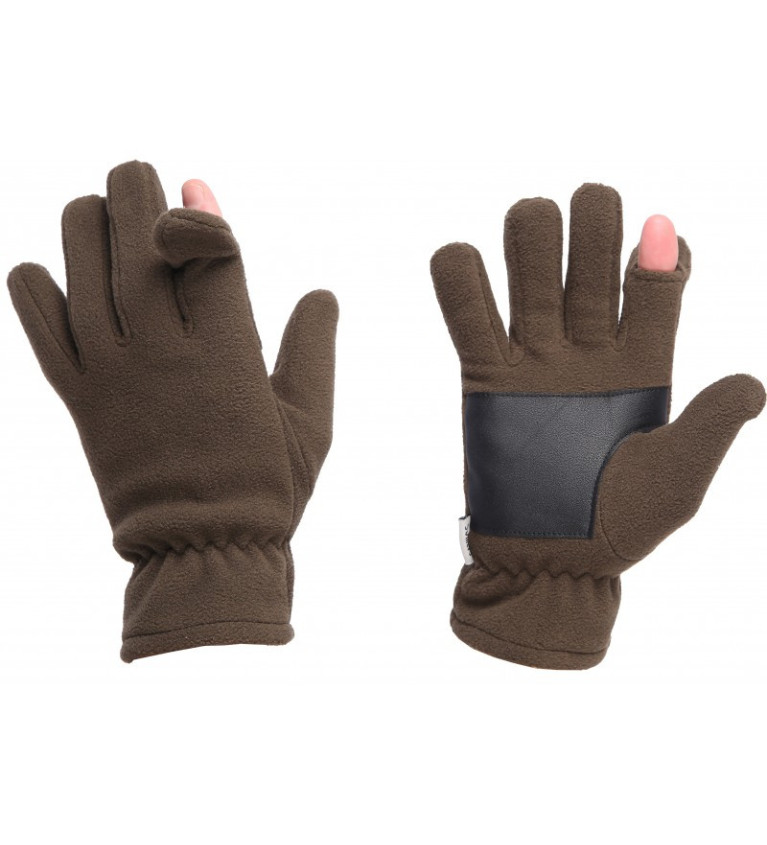 Gants polaire vert 