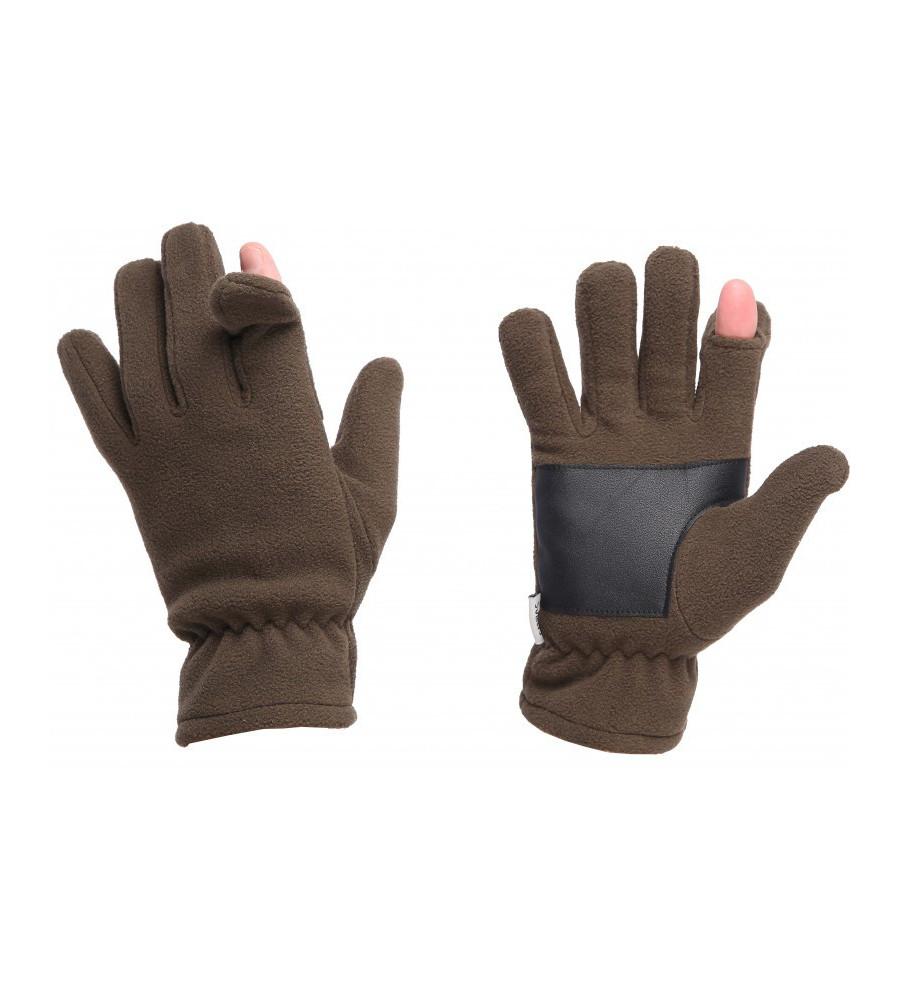 Gants polaire vert 