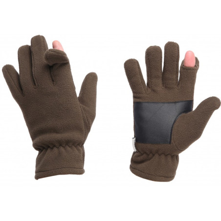 Gants polaire vert 