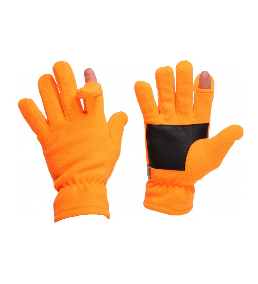 Gants polaire orange 