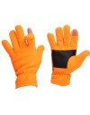 Gants polaire orange 