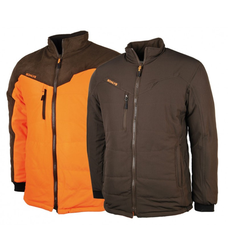 Veste reversible vert/orange Thermo-hunt 