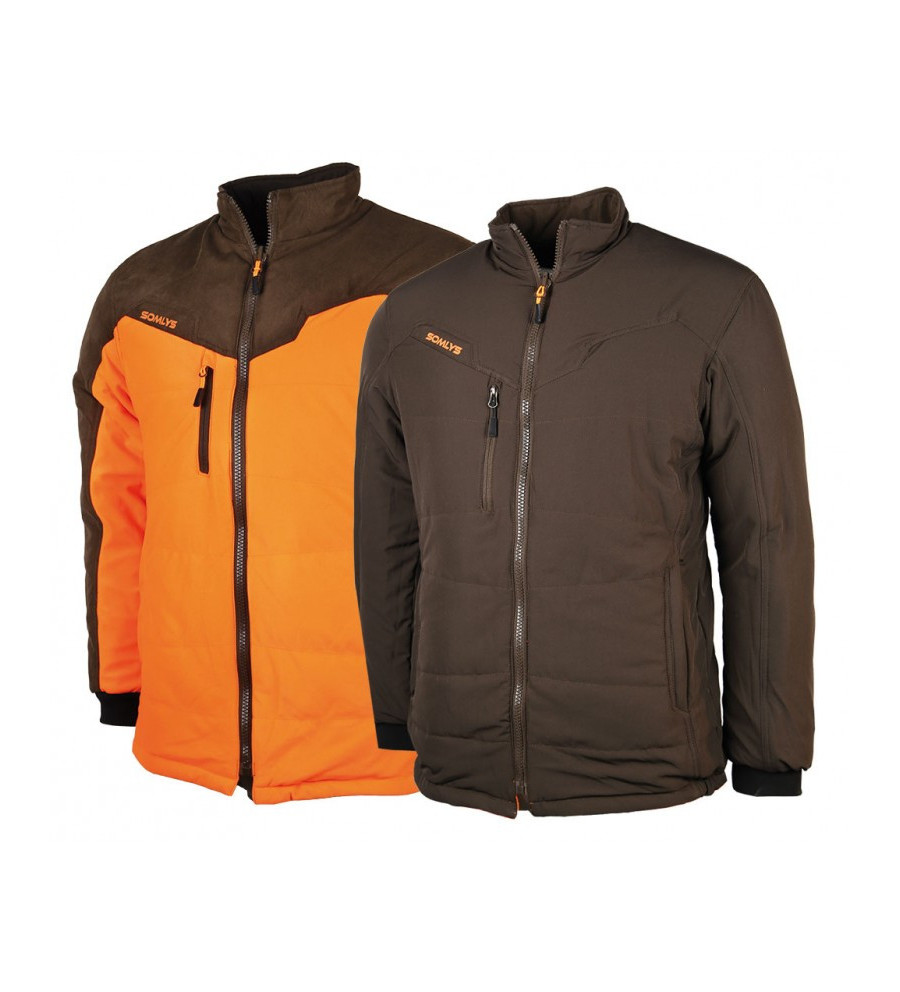 Veste reversible vert/orange Thermo-hunt 