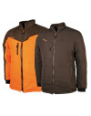 Veste reversible vert/orange Thermo-hunt 