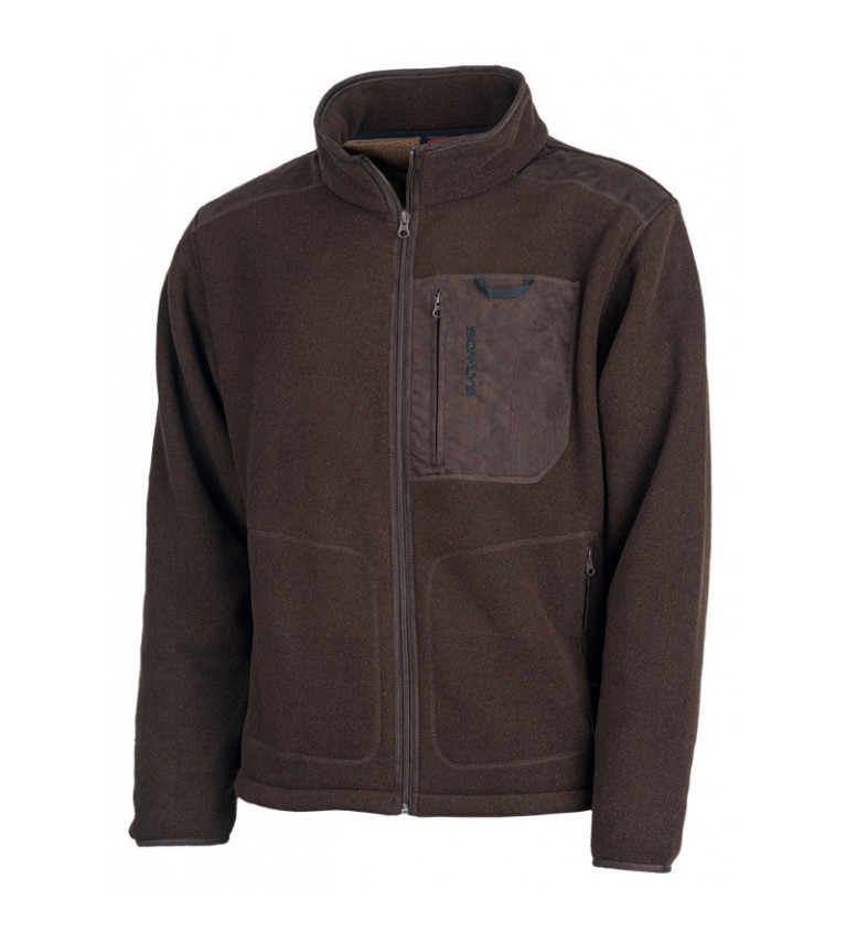 Veste polaire marron 