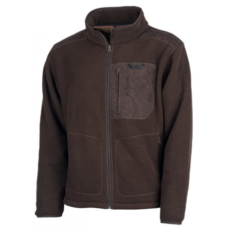 Veste polaire marron 