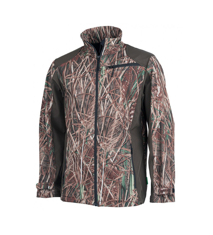 Veste softshell roseaux 