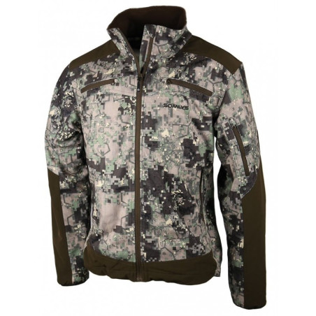 Veste stretch digital vert 