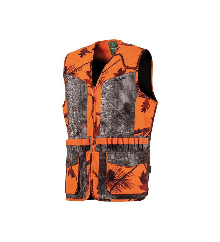 Gilet camo orange/forest calibre 20 