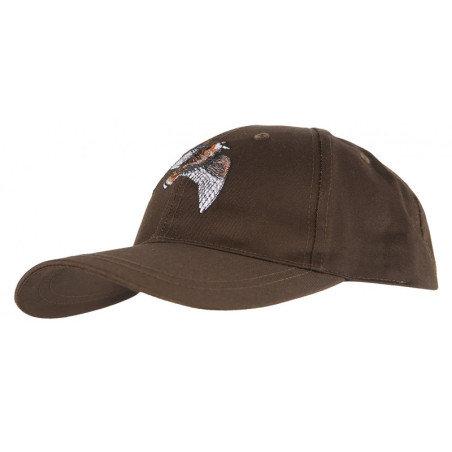 Casquette marron bécasse 