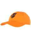 Casquette orange sanglier  