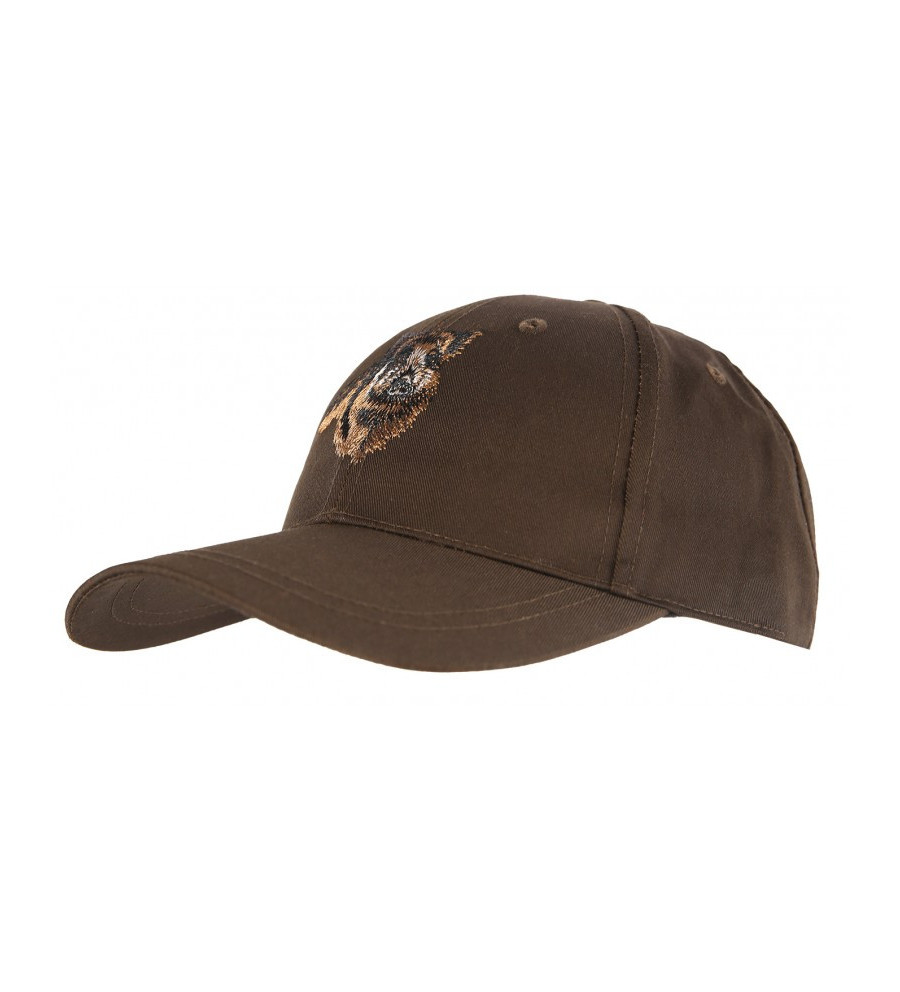 Casquette marron sanglier 