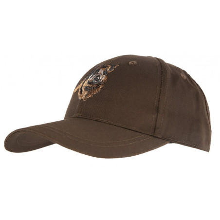 Casquette marron sanglier 