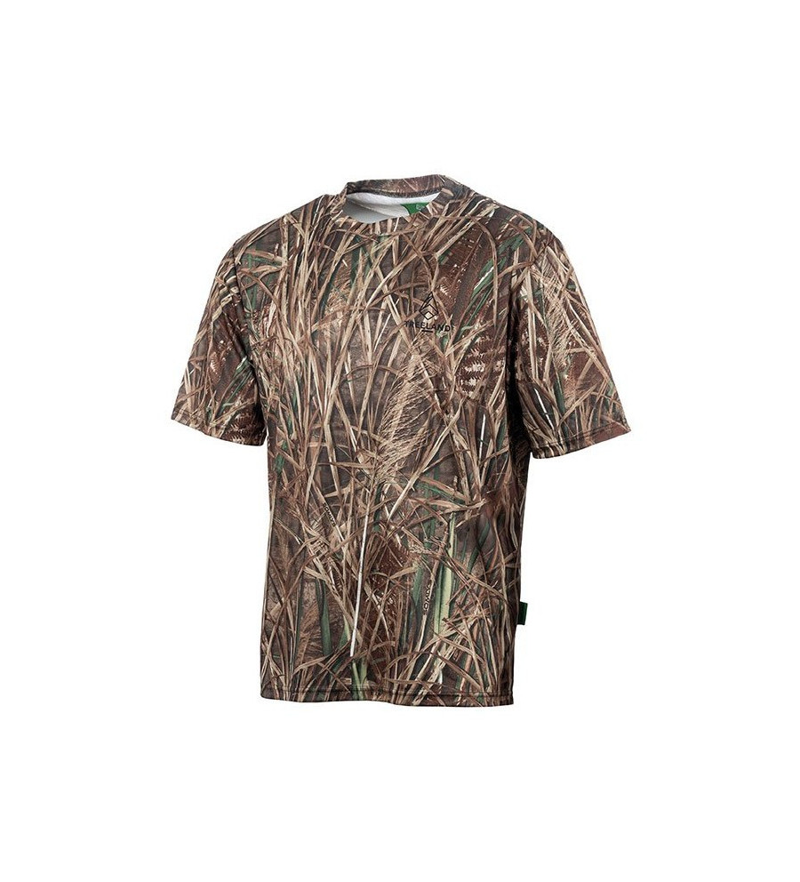 T-shirt camo roseaux 