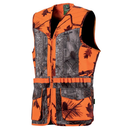 Gilet camo orange/forest 