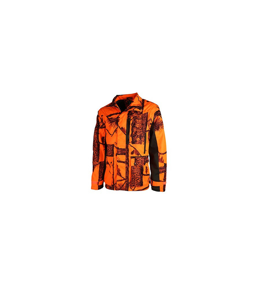 Veste enfant orange/verte 