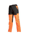 Pantalon vert/fluo orange enfants 