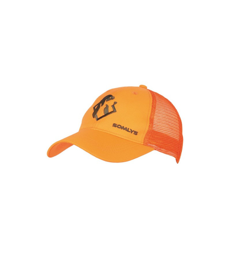 Casquette maille enfant orange 