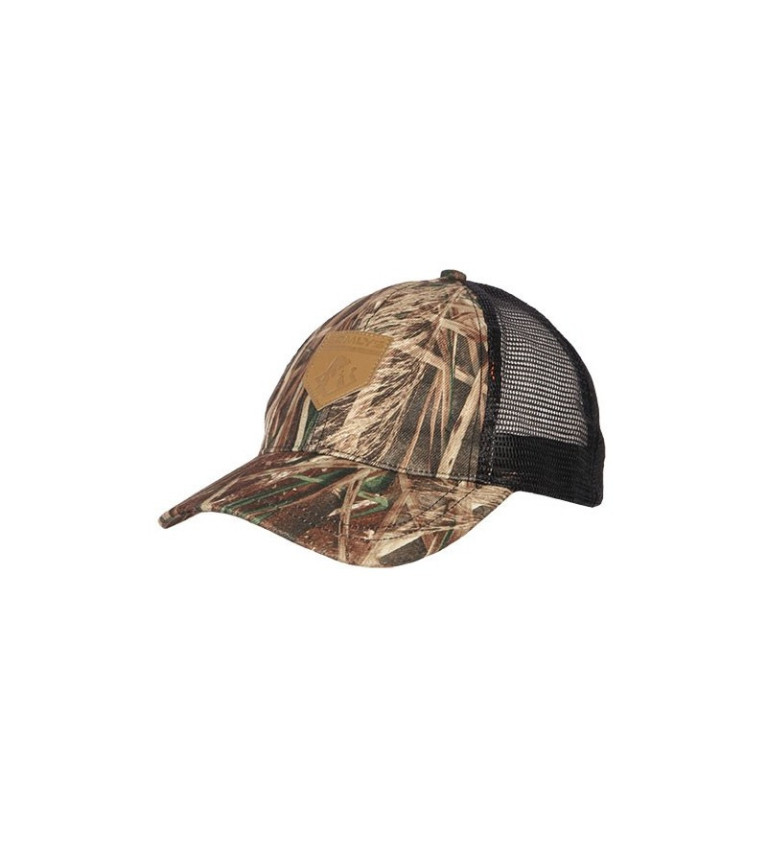 Casquette maille camo roseaux 