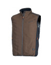 Gilet chauffant marron 