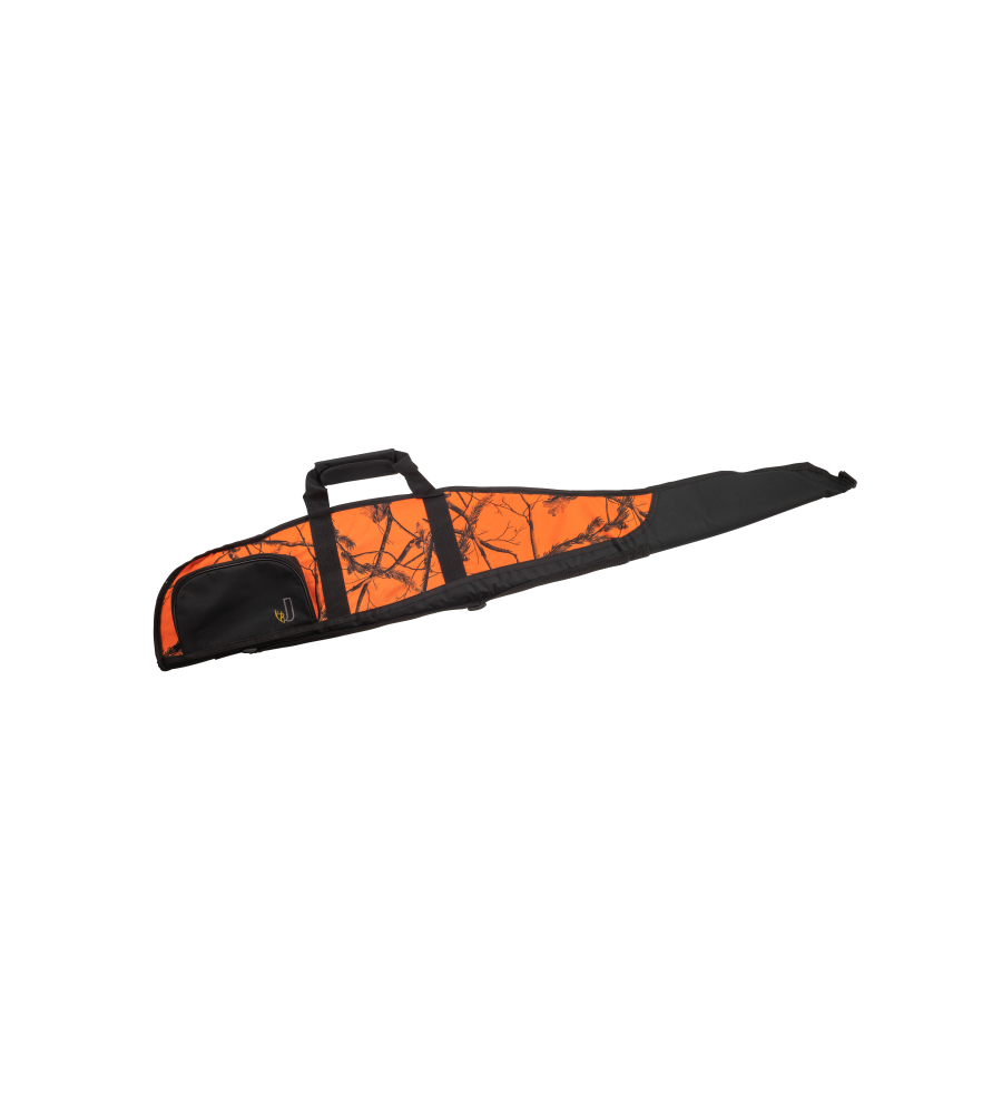 Etui carabine chauda avec poche 120cm orange camo