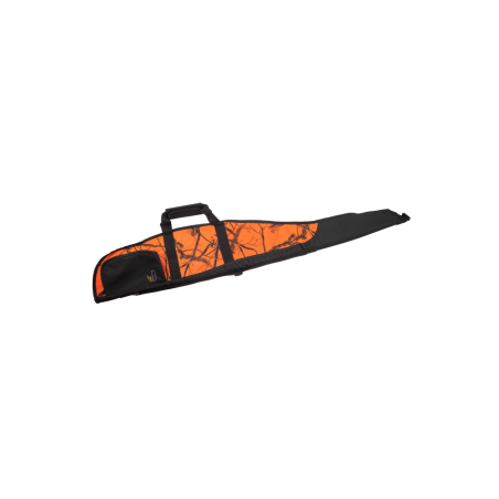 Etui carabine chauda avec poche 120cm orange camo