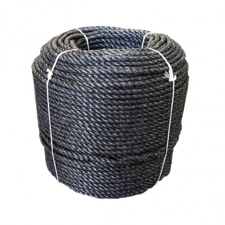 Corde Noire Ø4Mm En 100M 