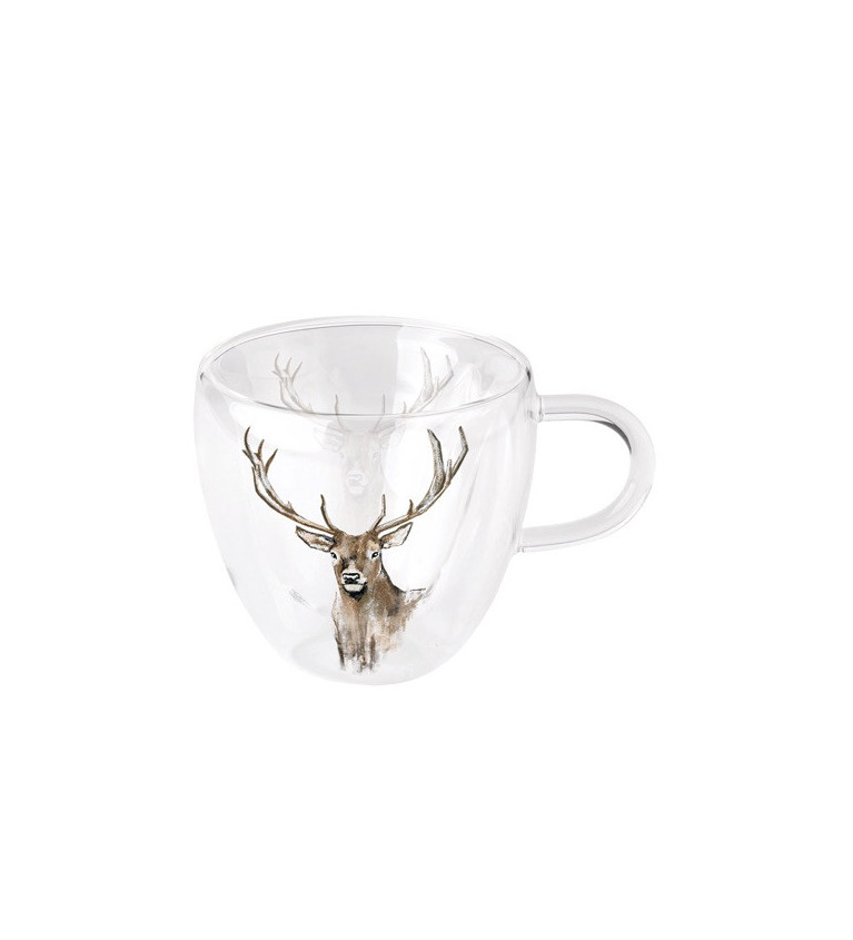 Tasse à thé motif cerf