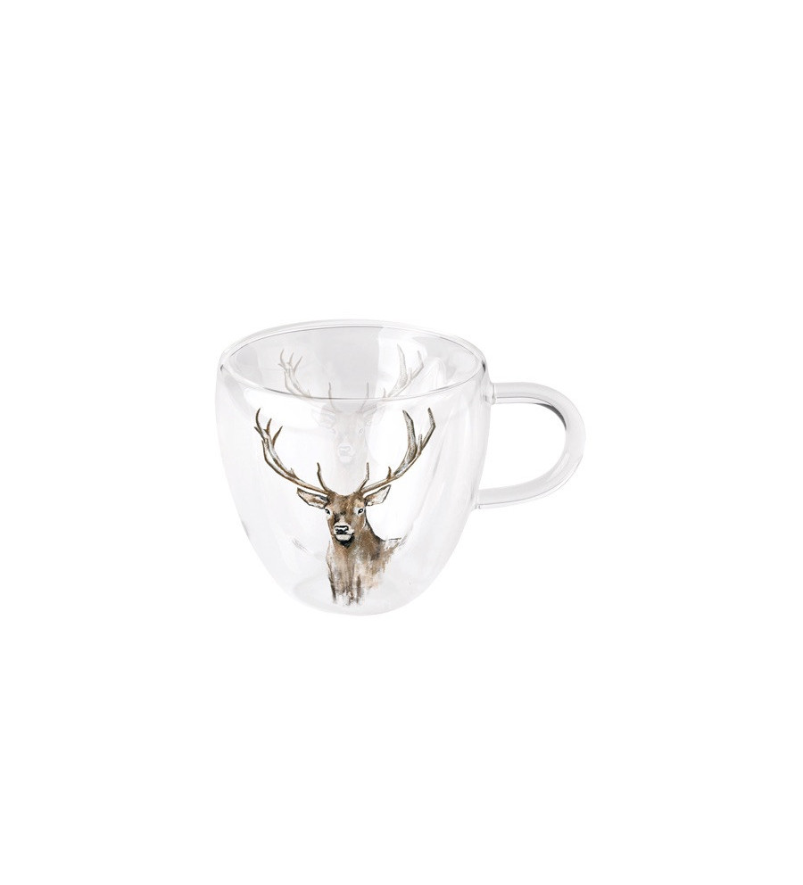 Tasse à thé motif cerf