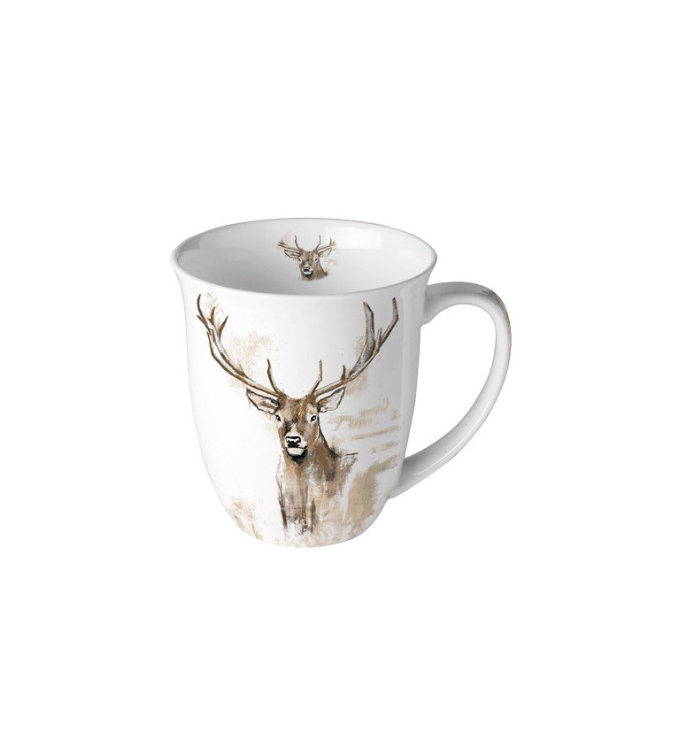 Mug motif cerf