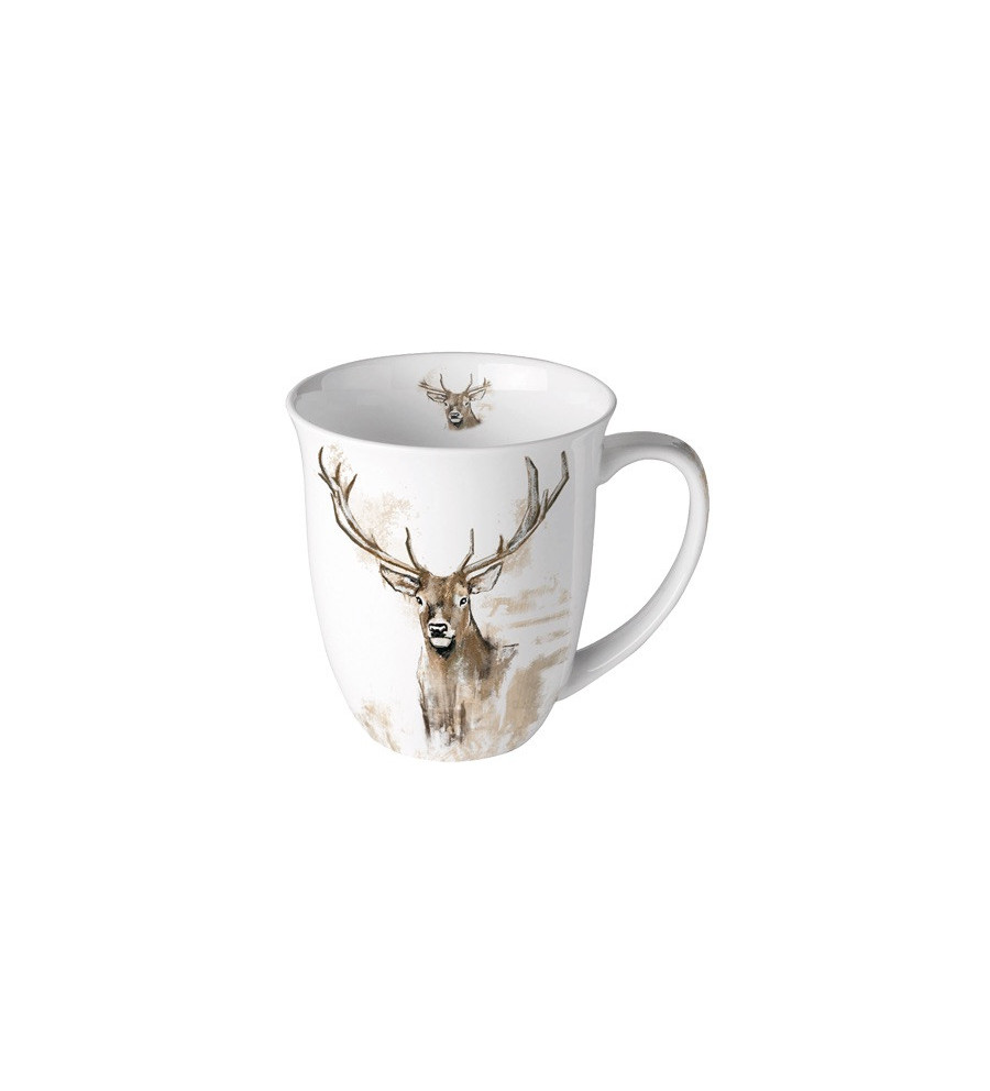 Mug motif cerf