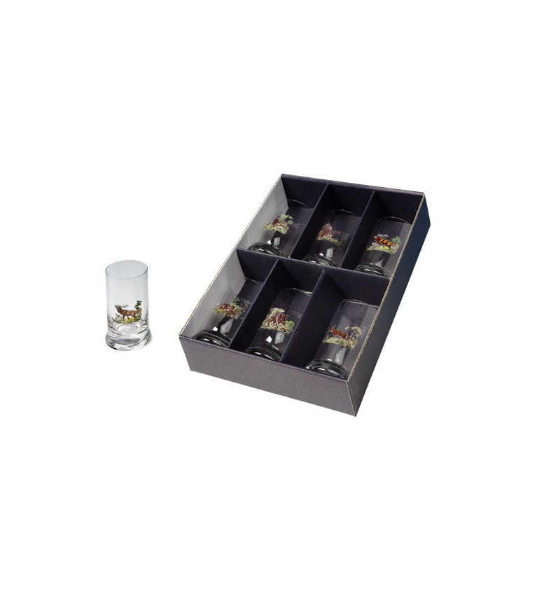 Coffret 6 verres à liqueur