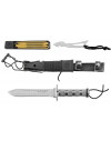 Couteau de survie combat King II Inox 