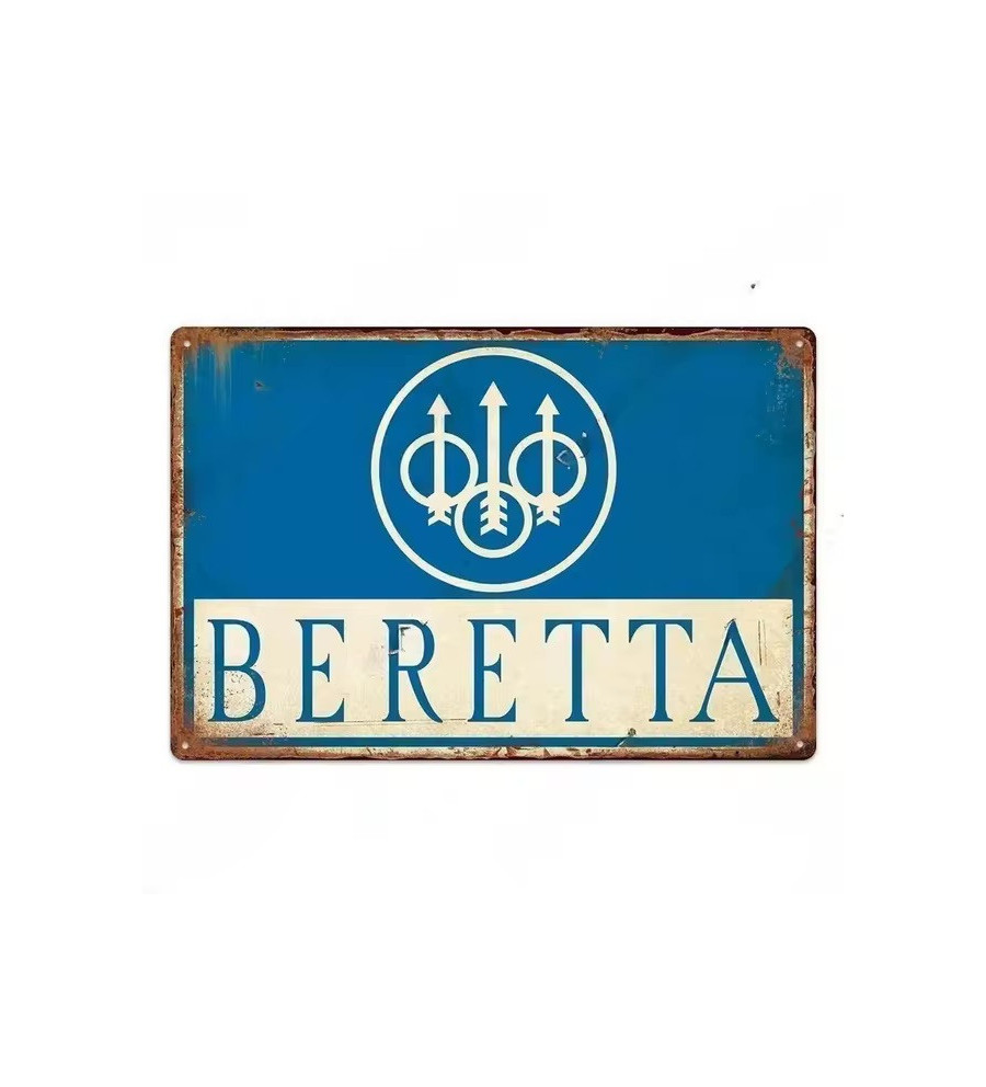 Plaque décorative métal Beretta