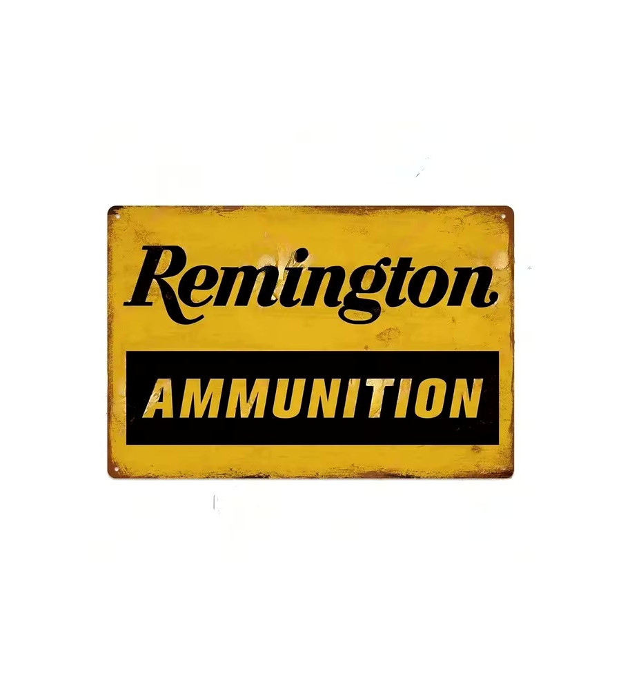 Plaque décorative métal Remington Ammunition