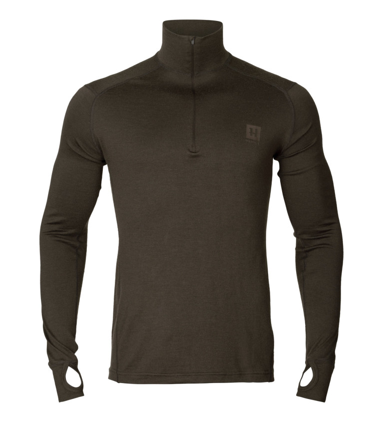 Sous-pull Base All Season half zip t-shirt col roulé Harkila 