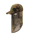 Casquette Deer Stalker camo avec tissu en maille Harkila 