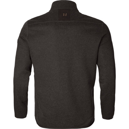 Sweat Metso demi-zippé Shadow Brown Harkila 