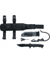 Couteau droit Elite Force EF 703 kit de survie 