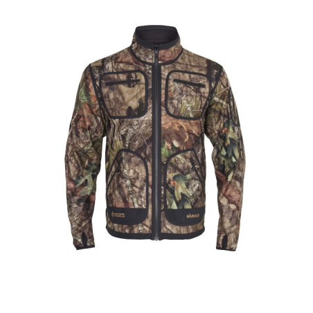 Veste de chasse polaire Kamko Mossy Oak/Noire Harkila 